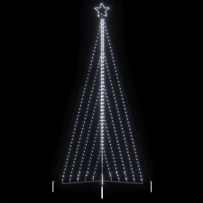 vidaXL hideg fehér karácsonyfa fénykúp 570 LED-del 399 cm műfenyő