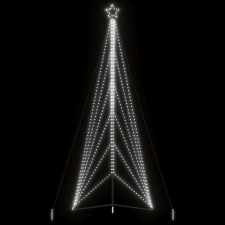 vidaXL hideg fehér karácsonyfa fénykúp 861 LED-del 478 cm műfenyő