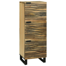 vidaXL Highboard - 40x33.5x110 cm Tömör Mangófából bútor