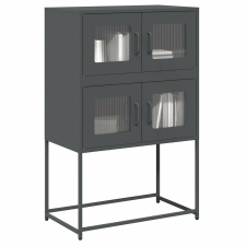 vidaXL Highboard antracit 68x39x107 cm Acél bútor