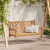vidaXL Hinta Pad Egyéb Barna 114 x 60 x 64 cm Tömör tíkfa