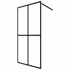 vidaXL Homályosított edzett üveg zuhanyfal 118 x 190 cm kád, zuhanykabin