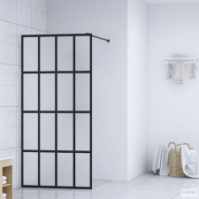 vidaXL homályosított edzett üveg zuhanyfal 90 x 195 cm kád, zuhanykabin