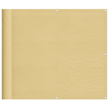 vidaXL homokszínű 100% oxford poliészter erkélyparaván 90 x 500 cm (4000030) kerti bútor