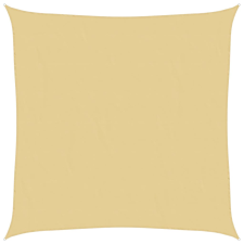 vidaXL homokszínű 100% poliészter oxford szövet napvitorla 5 x 5 m kerti bútor