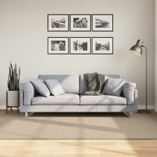 vidaXL homokszínű rövid szálú puha és mosható szőnyeg 160 x 230 cm lakástextília