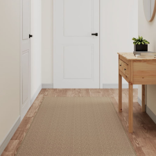 vidaXL homokszínű szizálhatású futószőnyeg 80 x 200 cm lakástextília