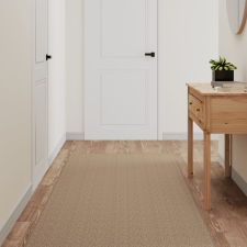 vidaXL Homokszínű szizálhatású futószőnyeg 80 x 250 cm lakástextília
