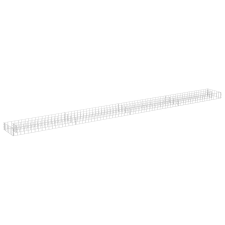 vidaXL horganyzott acél gabion magaságyás 360 x 30 x 10 cm (145640) kerti tárolás