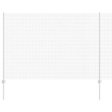 vidaXL Horganyzott drótkerítés 44 U oszloppal Ezüst 1,5x50 m Acél (3336407) építőanyag