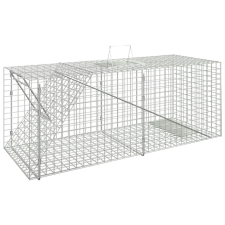 vidaXL horganyzott vas állatcsapda 64,5 x 25 x 26,5 cm vadász és íjász felszerelés