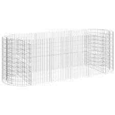 vidaXL horganyzott vas gabion magaságyás 300x100x100 cm (152046) kerti tárolás