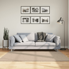 vidaXL Huarte homokszínű rövid szálú puha és mosható szőnyeg 160x160cm lakástextília