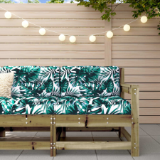 vidaXL impregnált fenyőfa kerti szék párnával kerti bútor