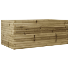 vidaXL impregnált fenyőfa kerti virágláda 110 x 60 x 46 cm kerti tárolás