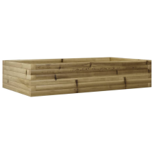vidaXL impregnált fenyőfa kerti virágláda 110x60x23 cm kerti tárolás