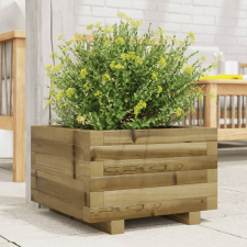 vidaXL impregnált fenyőfa kerti virágláda 40x40x26,5 cm kerti tárolás