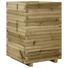 vidaXL impregnált fenyőfa kerti virágláda 50x50x72 cm kerti tárolás