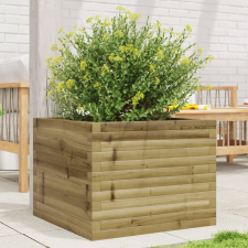vidaXL impregnált fenyőfa kerti virágláda 60 x 60 x 45,5 cm kerti tárolás