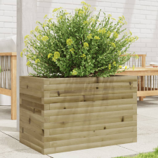 vidaXL impregnált fenyőfa kerti virágláda 70 x 70 x 45,5 cm kerti tárolás