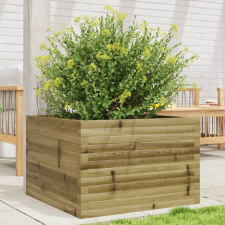 vidaXL impregnált fenyőfa kerti virágláda 70 x 70 x 45,5 cm kerti tárolás