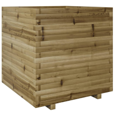vidaXL impregnált fenyőfa kerti virágláda 70 x 70 x 72,5 cm kerti tárolás