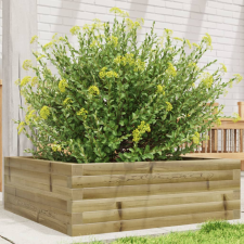vidaXL Impregnált fenyőfa kerti virágláda 70x70x23 cm kerti tárolás