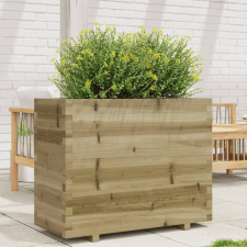 vidaXL impregnált fenyőfa kerti virágláda 90x40x72,5 cm kerti tárolás