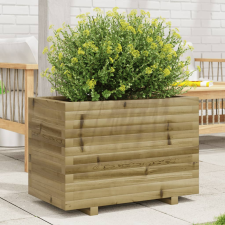 vidaXL impregnált fenyőfa kerti virágtartó 70 x 40 x 49,5 cm kerti tárolás
