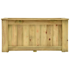 vidaXL impregnált fenyőfa magaságyás 100 x 50 x 50 cm (49094) kerti tárolás