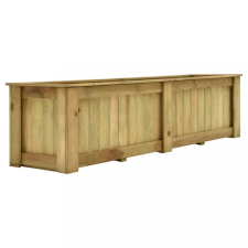 vidaXL Impregnált fenyőfa magaságyás 196 x 50 x 50 cm kerti dekoráció