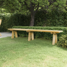vidaXL Impregnált tömör fenyőfa kerti pad 220 cm kerti bútor
