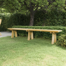 vidaXL impregnált tömör fenyőfa kerti pad 220 cm kerti bútor