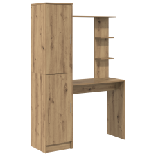 vidaXL Íróasztal Tárolóval Artisan Tölgy Szerelt Fa (3337288) íróasztal