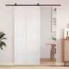 vidaXL Istállóajtó Fehér 100 x 210 cm Tömör fenyőfa