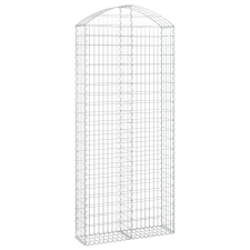 vidaXL íves horganyzott vas gabion kosár 100x30x220/240 cm (153431) kerti tárolás