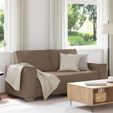 vidaXL Kanapé Cappuccino Textilén, Fém, Fa 140 cm Nagy súlykapacitás bútor
