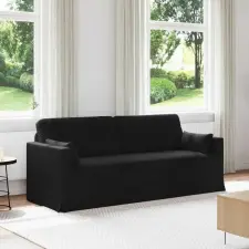 vidaXL Kanapé Fekete 198 x 78 x 80 cm szövet bútor