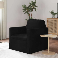 vidaXL Kanapé Fekete 78 x 78 x 80 cm Bársony bútor