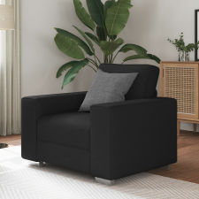 vidaXL Kanapé Fekete Szövet Közepes Ergonomikus Karosszék bútor