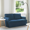 vidaXL Kanapé Kék 144 x 80 x 85 cm szövet