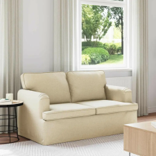 vidaXL Kanapé Krém 144 x 80 x 85 cm szövet bútor