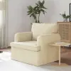 vidaXL Kanapé Krém 84 x 80 x 85 cm szövet