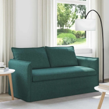 vidaXL Kanapé Sötétzöld 156 x 82 x 85 cm szövet bútor