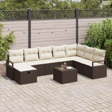 vidaXL Kanapé Szett párnával 6 pcs polirattan bútor