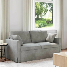 vidaXL Kanapé Világosszürke 158 x 78 x 80 cm Bársony bútor
