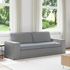 vidaXL Kanapé Világosszürke 222 x 80 x 82 cm szövet bútor
