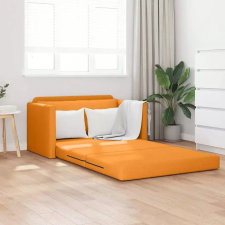  vidaXL Kanapéágy 110cm Sötét sárga szövet bútor