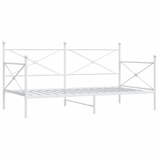 vidaXL kanapéágy matrac nélkül fehér 107x203 cm acél (4104685) ágy és ágykellék