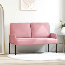 vidaXL Kanapék párnával 110cm Rózsaszín Furnér bútor